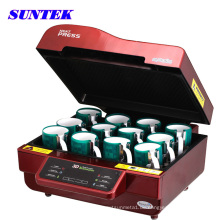 Suntek Combo Becher Telefon Fall 3D Wärmeübertragung Maschine